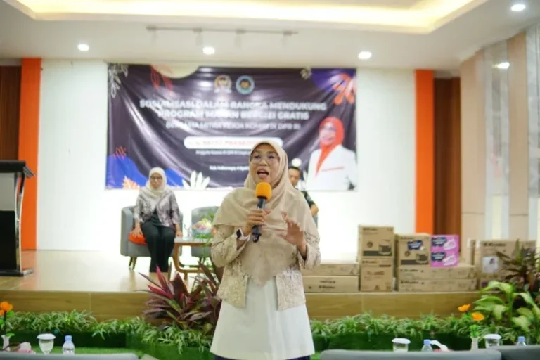 Netty Berharap Program MBG Dorong Orang Tua Dirumah Jalani Pola Hidup Sehat ke Anak