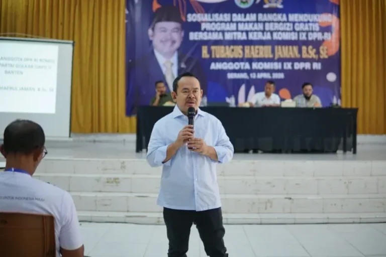 Tubagus Haerul Jaman Tegaskan Program MBG sebagai Investasi Jangka Panjang SDM Indonesia